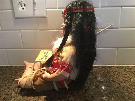 native american indian doll by kinnex 16” ebay