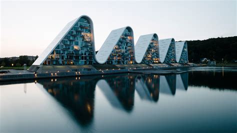 Henning Larsen S The Wave An Architectural Embodiment Of The Surrounding Landscape Inspirationist
