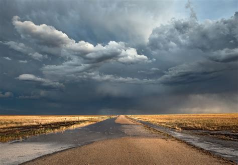 Road Rain Storm Clouds Sky Wallpapers Hd Desktop And Mobile