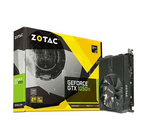 Zotac Geforce Gtx 1050 Ti Mini 4gb Gddr5 Ram Grafikkort Billig