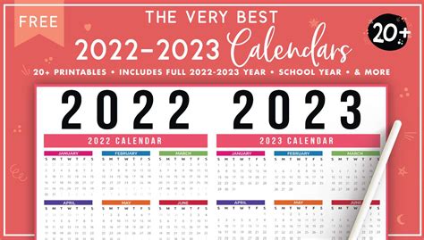 2023 Calendars World Of Printables