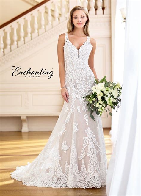 Enchanting By Mon Cheri 218167 Wedding Dresses Lace Elegant Wedding