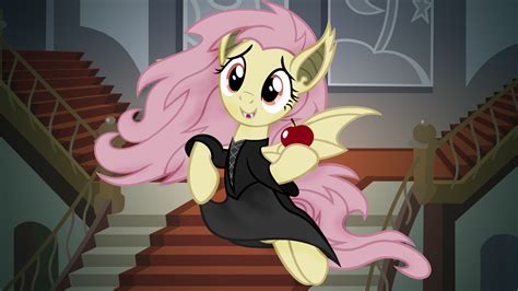 Safe Artist Beavernator Fluttershy Bat Pony Pony