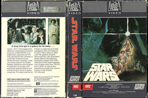 Original Star Wars Vhs Original Trilogy