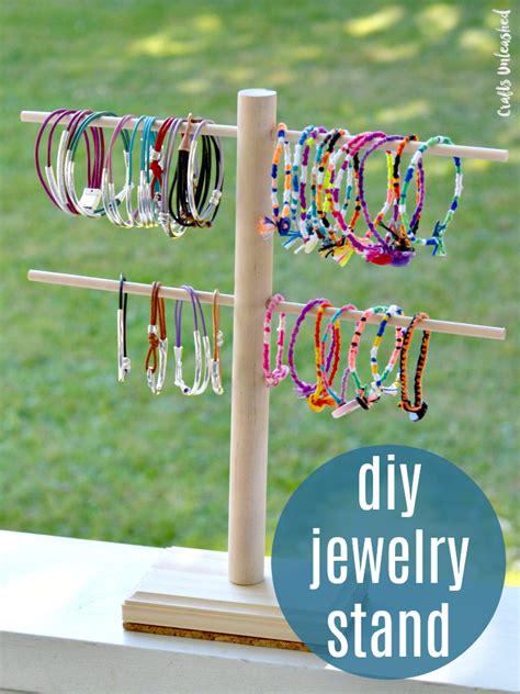Jewelry Display Diy Stand Step By Step Consumer Crafts Diy Jewellery