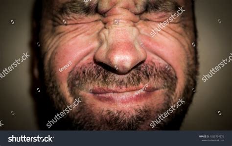 Grimace Pain On Face Adult Male Stock Photo 1025734576 Shutterstock