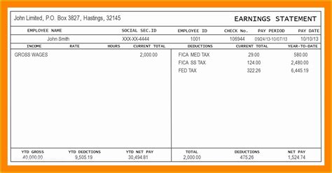 36 Independent Contractor Pay Stub Template Free Heritagechristiancollege