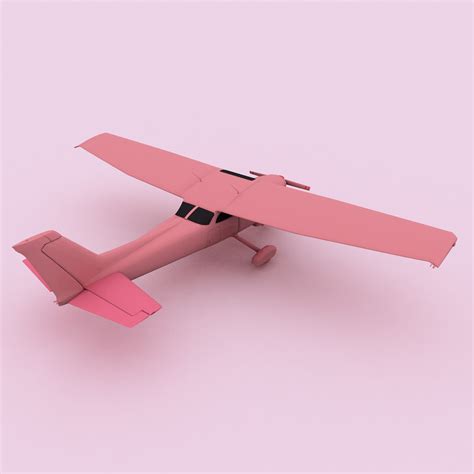 Cartoon Airplane 3d Model