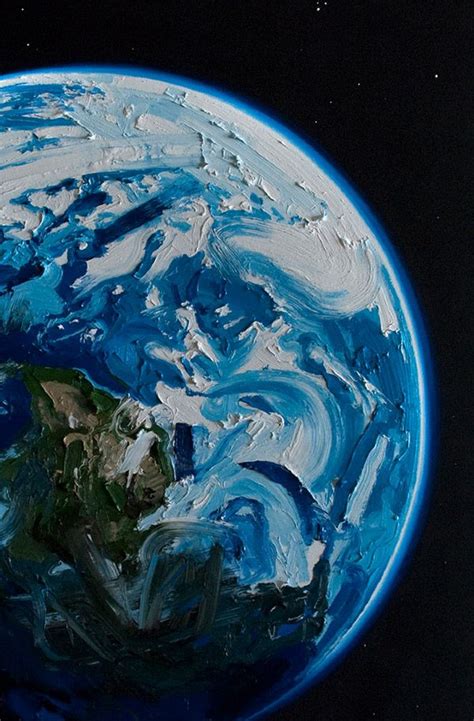 Earth Painting By Erik Olson Paint Texture Art Painting Painting Art