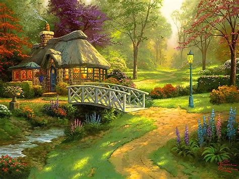 Cottage Summer Wallpapers Wallpaper Cave