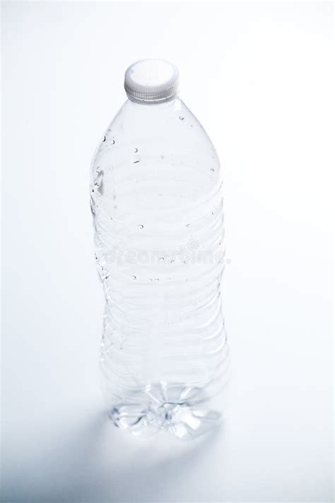 Empty Plastic Water Bottle On A White Background Stock Image Image Of Drink Clean
