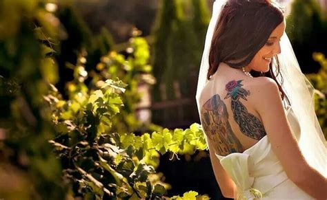 Tattooed Bride Brides With Tattoos Bride Tattoos