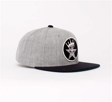 Obey Ordained Snapback Cap Heather Greyblack Consortium