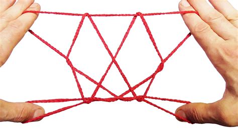Cats cradle fumble fingers knotty string game finger party bag filer toy. Cat S Cradle String Game Printable Instructions ...