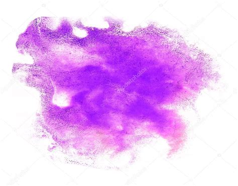Abstract Purple Stroke Ink Watercolor Brush Water Color Splash P