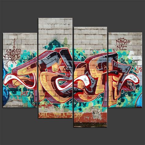 Top 15 Of Graffiti Canvas Wall Art