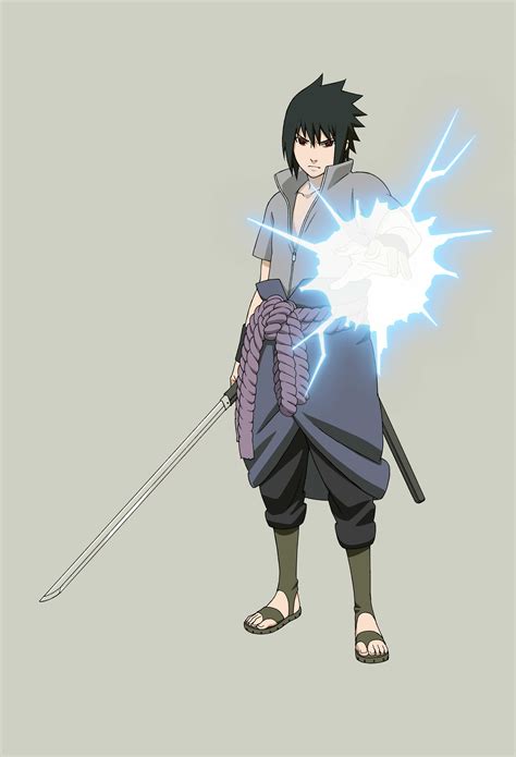 Wallpaper Ilustrasi Anime Gambar Kartun Naruto Shippuuden Sasuke
