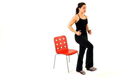 Chair Squat And Single Leg Squat Boot Camp Workout Boot Camp Workout