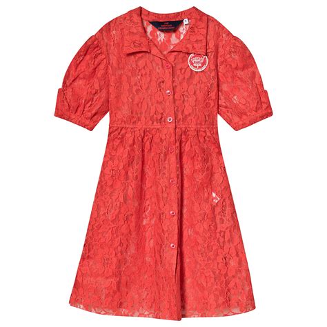 The Animals Observatory Dolphin Kids Dress Red
