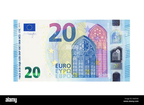 Billet De Vingt Euros Sur Un Fond Blanc Photo Stock Alamy