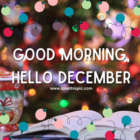 Ornament Lights Good Morning Hello December Pictures Photos And