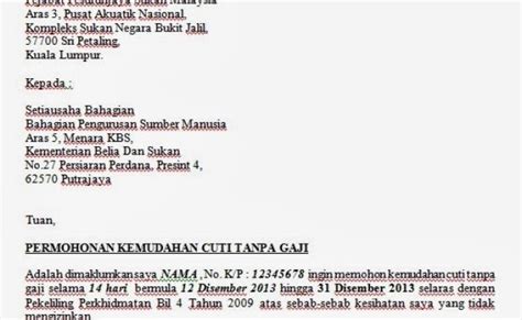 Detail Download Contoh Surat Permohonan Cuti Kerja Koleksi Nomer 45