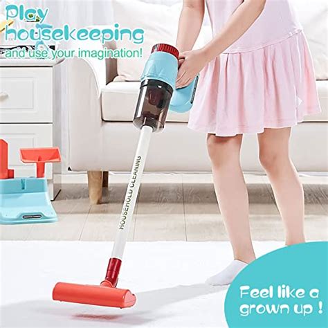 Bezzoni Kids Vacuum That Really Works Kids Cleaning Set With Lights
