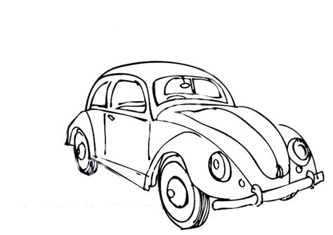 Beetle Car Coloring Pages Best Place To Color