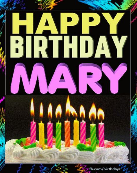 Happy Birthday Mary Image  Hbdayart Happy Birthday Sister