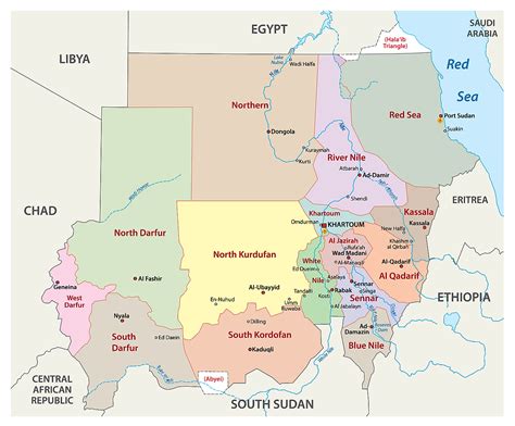 Detailed Relief And Political Map Of Sudan Sudan Deta Vrogue Co