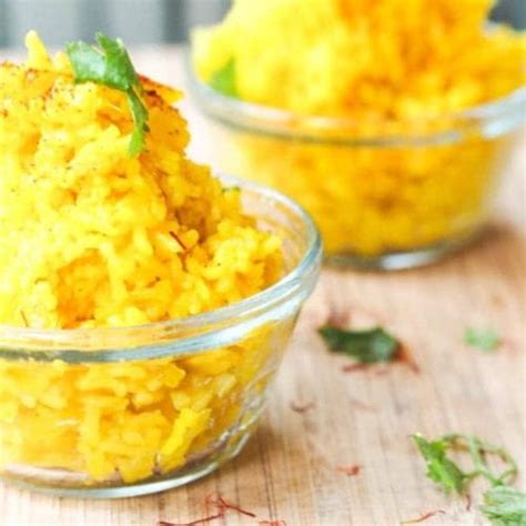 Vegan Saffron Rice Pilaf Recipe With Onions And Turmeric Gluten Free