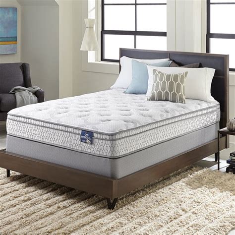 Queen innerspring beds are supported by steel coils, balancing weight distribution while pushing. Serta Extravagant Euro Top Queen-size Mattress Set - Free ...