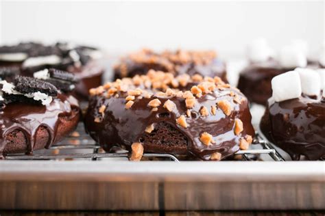 Baked Double Chocolate Donuts My Kitchen Love