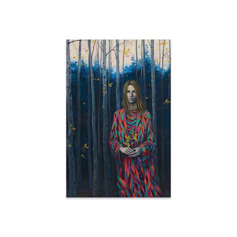 Trinx Blue Forest Wanderer On Plastic Acrylic By Vasilisa Romanenko Painting Wayfair Canada