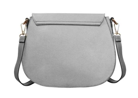 Savoy Large Satchel Bag Grey By Tipperary Crystal Duiske Glass T Shop