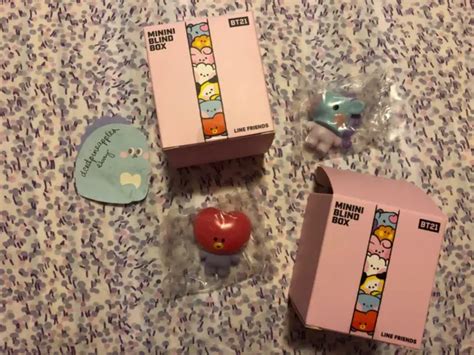 Bt21 Minini Mystery Blind Box Figurine Line Friends Official Opened