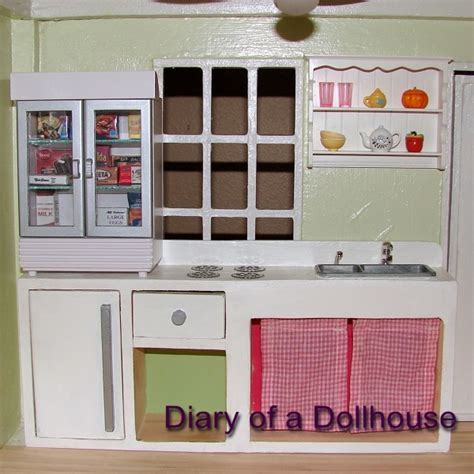 Semi Handmade Dollhouse Kitchen Cabinets Diary Of A Dollhouse