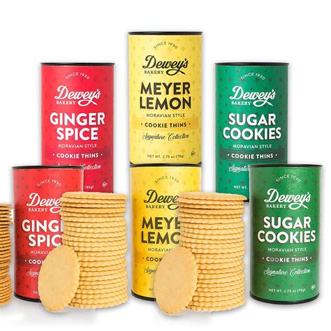 Buy Dewey S Bakery Ginger Spice Meyer Lemon Sugar Cookie Moravian