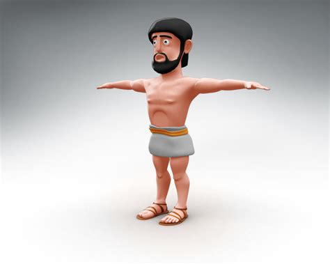 Odysseus Cartoon Character 3d Model Turbosquid 1198545