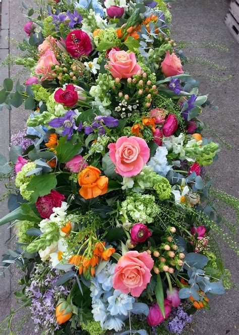 Johanne Enoksen Casket Funeral Flower Arrangement Ideas During The