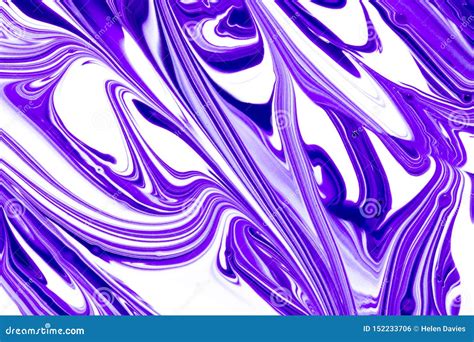 Multicolored Paint Swirls Abstract Background Stock Illustration