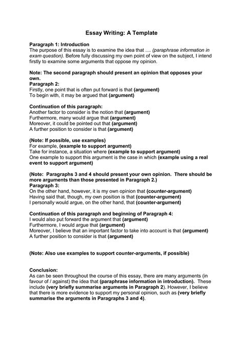 Stupendous Opinion Essay Outline ~ Thatsnotus