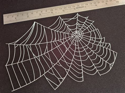 Cobweb Spiders Web Pattern Stencils Airbrush Paint Body Art Etsy