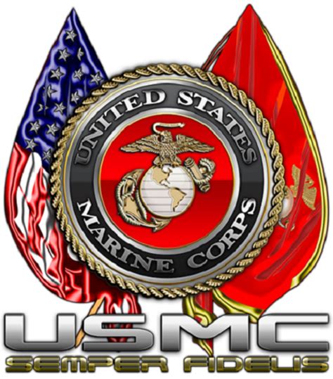 Usmc Emblem And Flags Logo Marine Corps Veteran Usmc Us Marine Corps