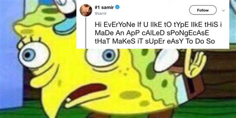 Someone Created An App That Turns Your Words Into Spongebob Meme Text