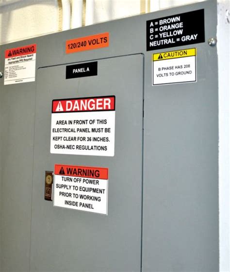 The spruce / margot cavin wiring sold for electrical projects often carries labeling to h. Electrical Panel Labeling : Order your new electrical ...
