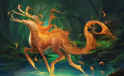 Fantasy Animal Hd Wallpaper By Sakimichan