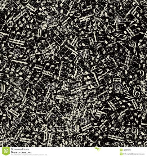 If one and only one the texture is monophonic otherwise. Old Music Notes And Grunge Texture Seamless Pattern. Stock Vector - Image: 42987628