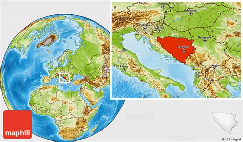 Mozek Komfortní Bouřka Bosnia And Herzegovina Physical Map Kletba šeřík