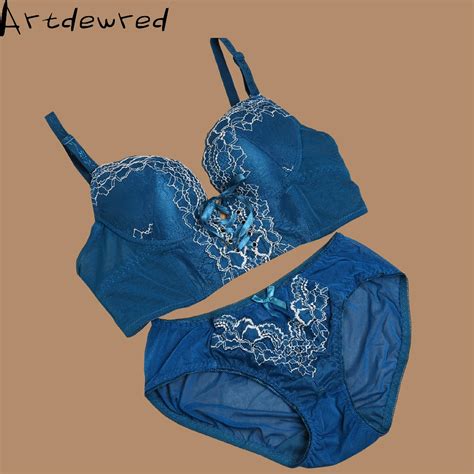 High Quality Thong Bra Set Push Up French Lace Womens Underwear Sets 36 38 40 42 Bc Cup Bra And